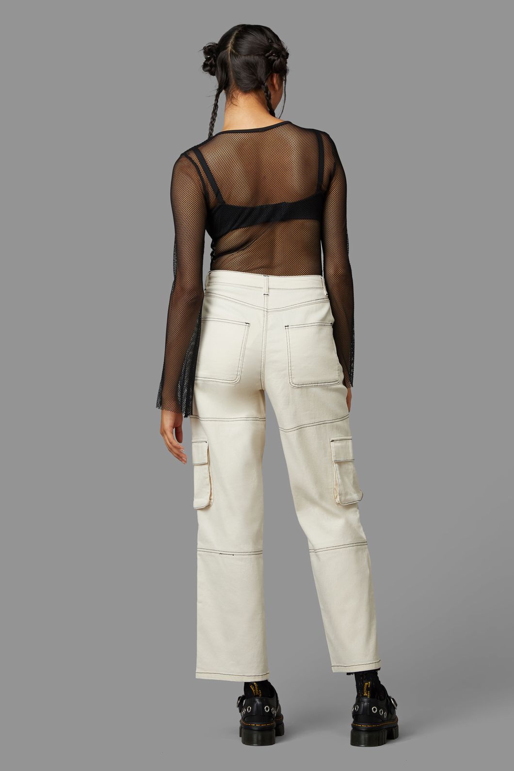 Black Friday - Creep Cargo Pant - cream