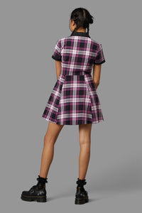 Black Friday - Posh Tartan Dress - pink