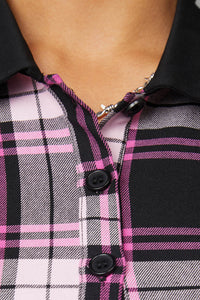 Black Friday - Posh Tartan Dress - pink