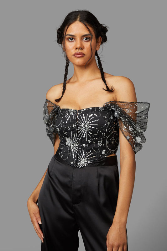 Black Friday - Enid Corset - black