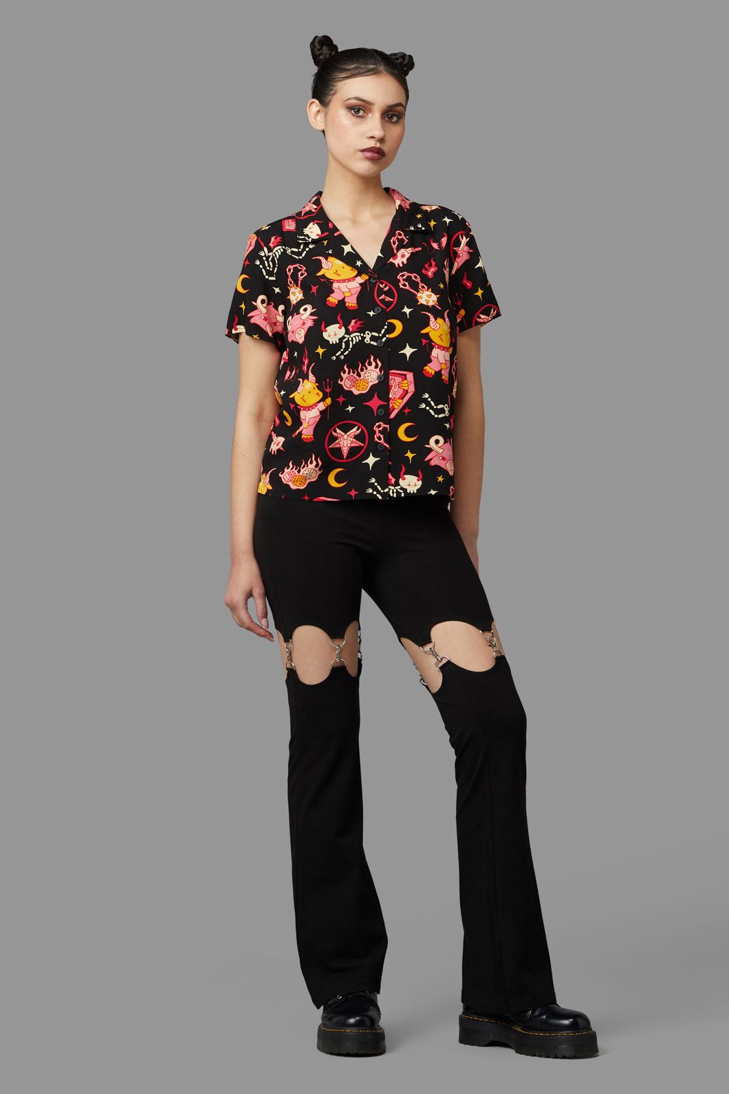 Black Friday - Hellish Blouse - black