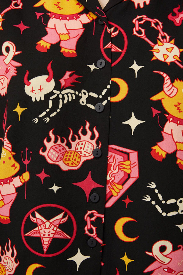 Black Friday - Hellish Blouse - black