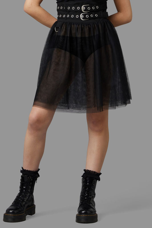 Black Friday - Jaywalker Tulle Skirt - black