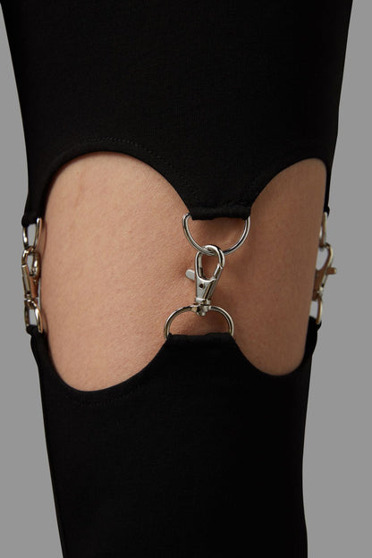Black Friday - Jaywalker Cutout Pants - black