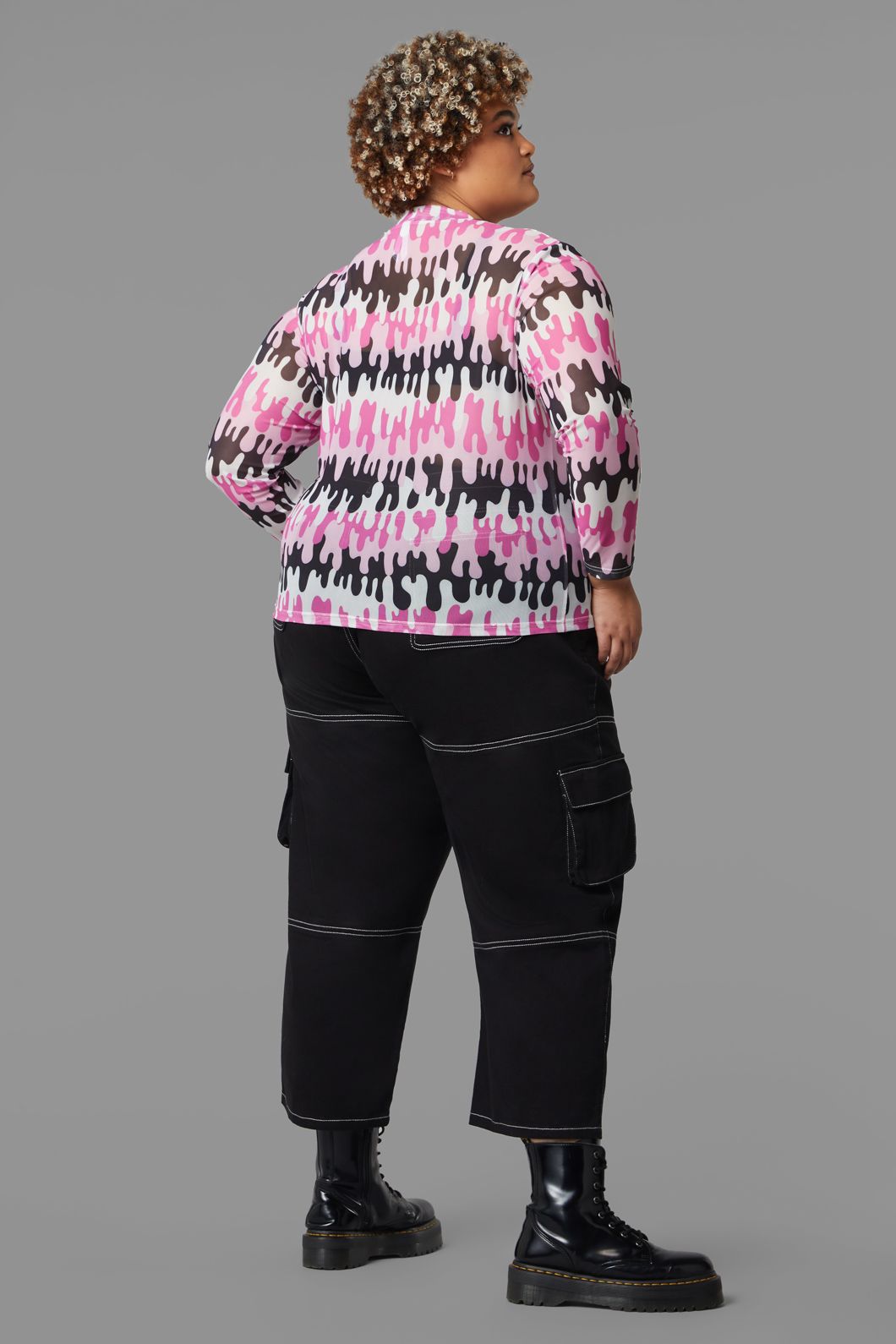 Black Friday - Curve Drip Drip Top - pink