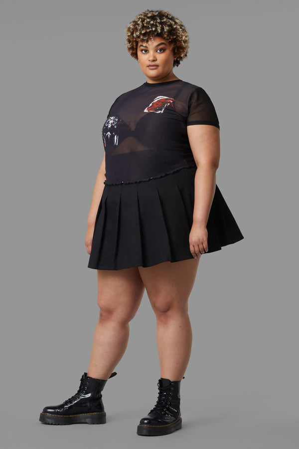 Black Friday - Curve Goat Top - black