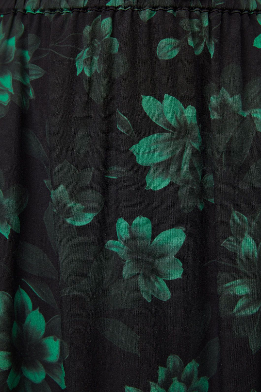 Black Friday - Haunted Bloom Floral Skirt - black-green