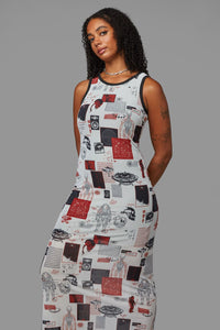 Black Friday - Schematics Dress - cream