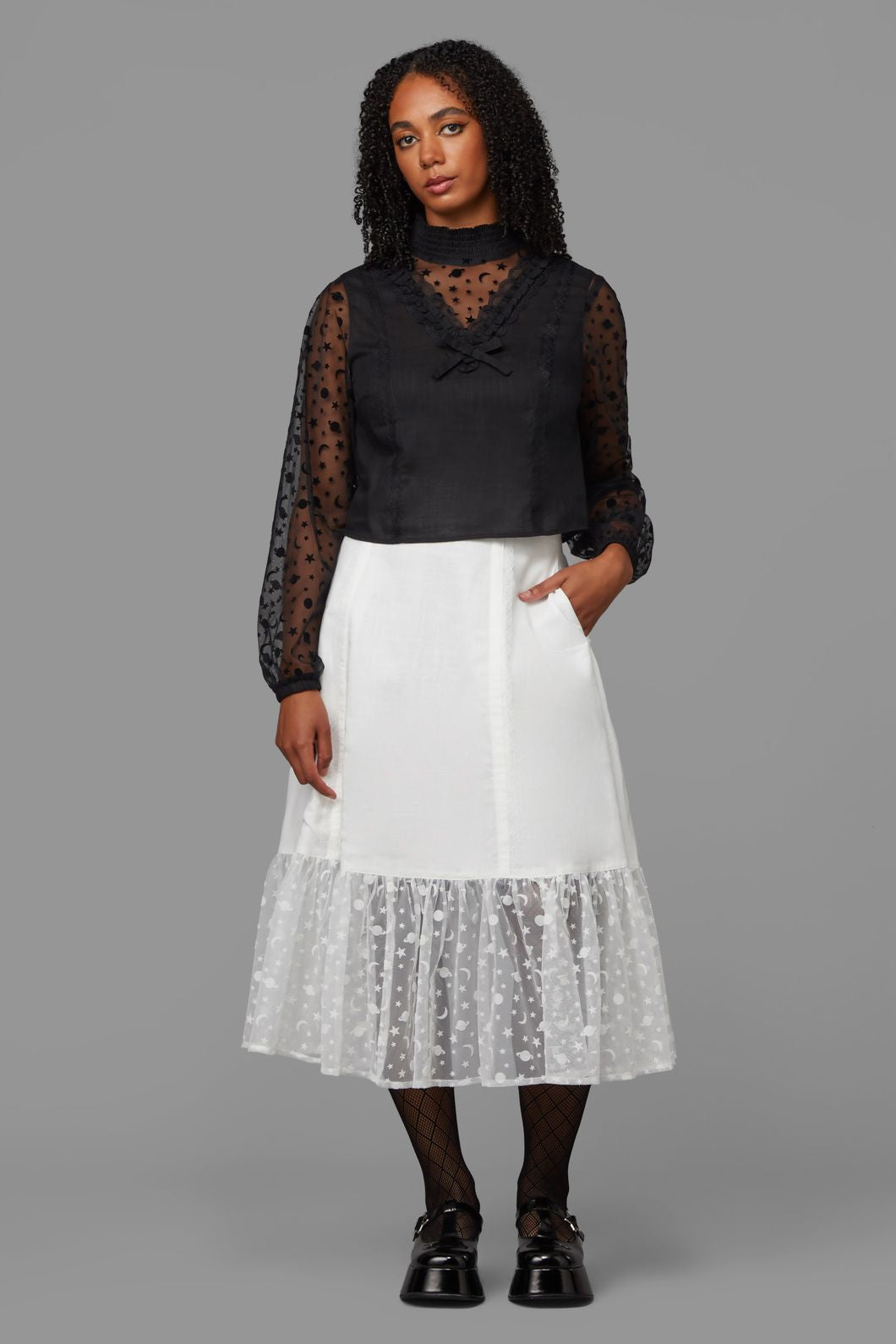 Black Friday - Shooting Star Blouse - black