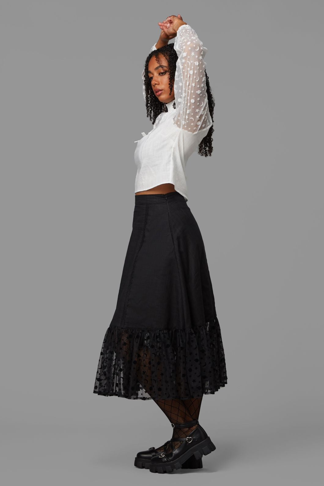 Black Friday - Shooting Star Skirt - black