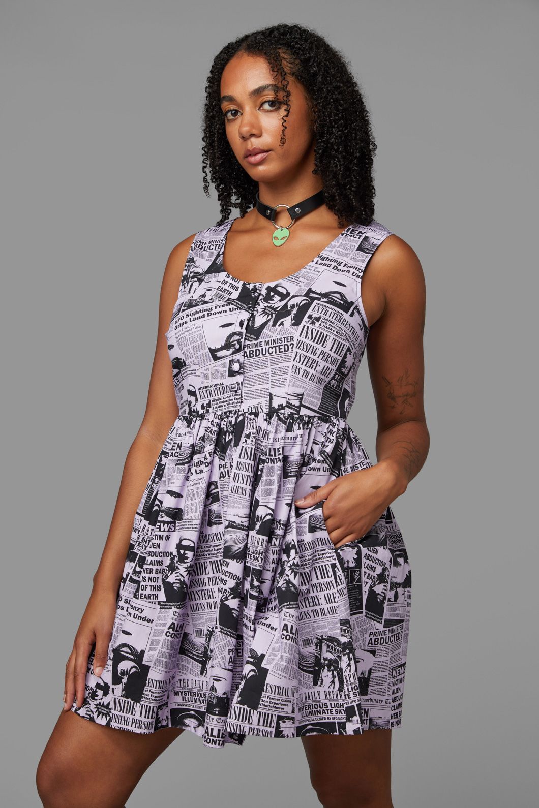 Black Friday - Extraterrestrial Dress - purple