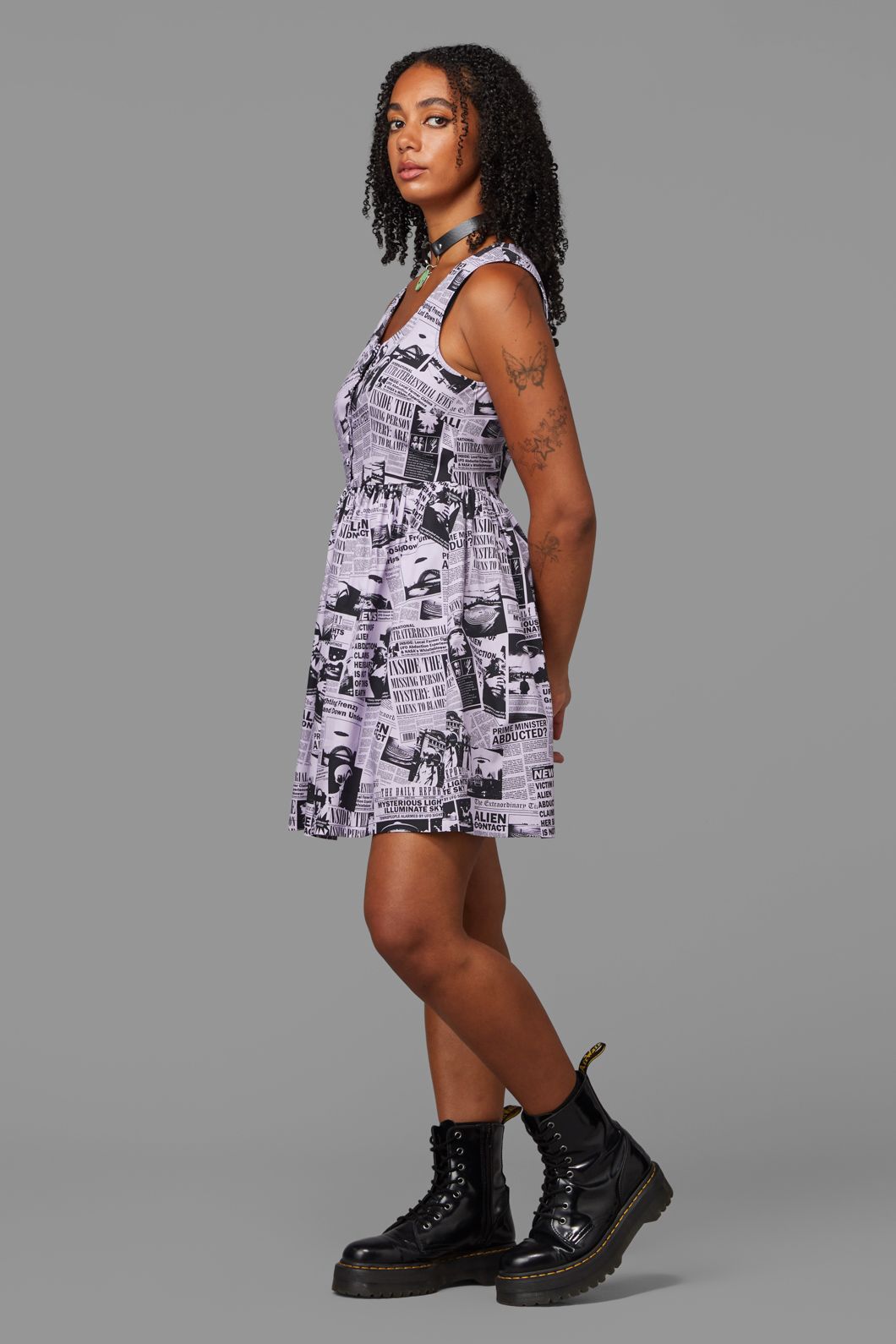 Black Friday - Extraterrestrial Dress - purple