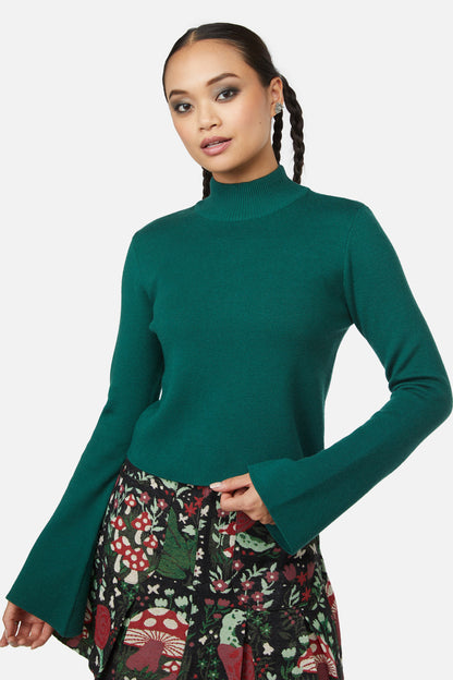Black Friday - Night Cat Knit - green