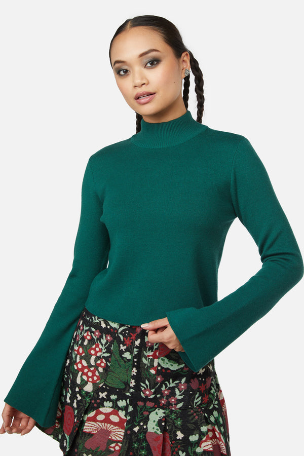 Black Friday - Night Cat Knit - green