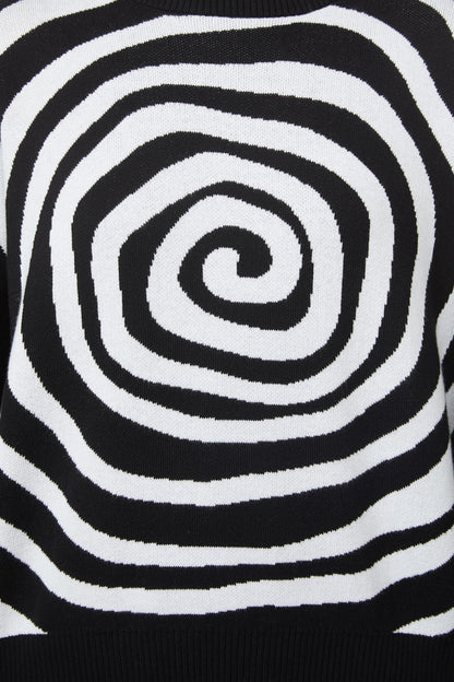 Black Friday - Jiji Knit - black-white