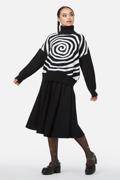 Black Friday - Jiji Knit - black-white
