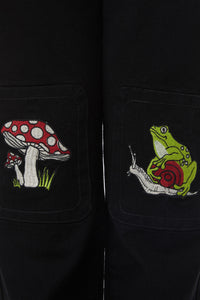 Black Friday - Frog Patch Jean - black