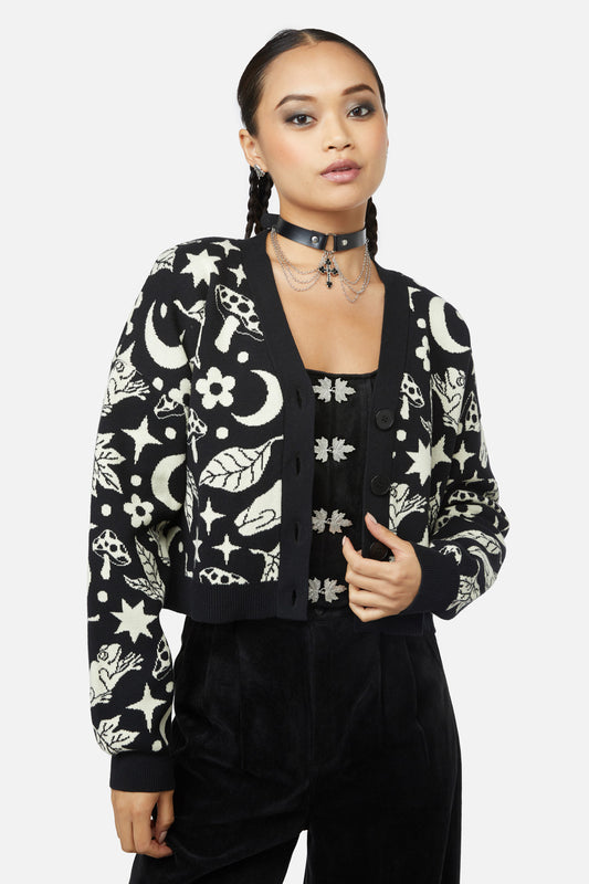 Black Friday - Woods Cardigan - black-cream
