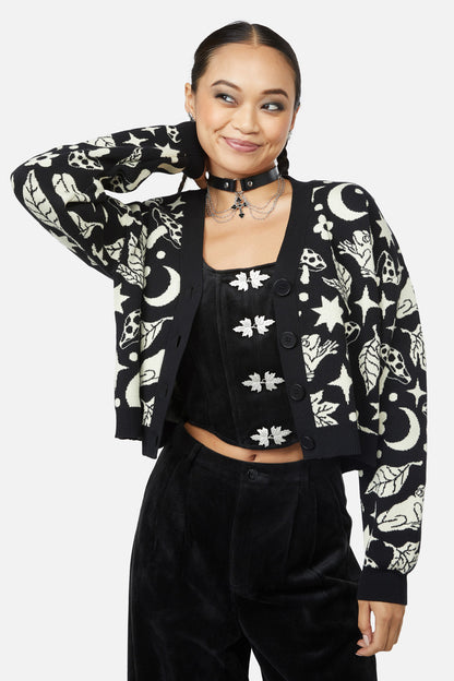 Black Friday - Woods Cardigan - black-cream