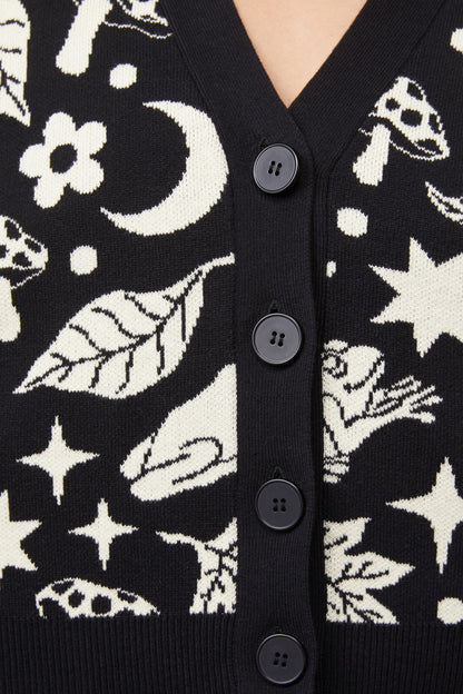 Black Friday - Woods Cardigan - black-cream