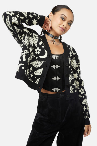 Black Friday - Woods Cardigan - black-cream