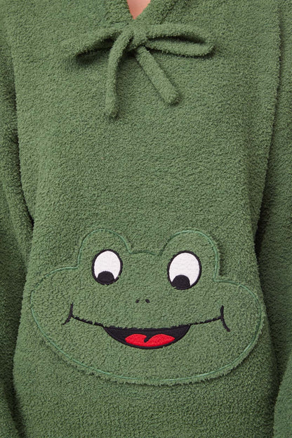 Black Friday - Frog Knit Hoodie - green
