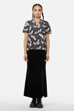 Black Friday - Larvae Print Blouse - black