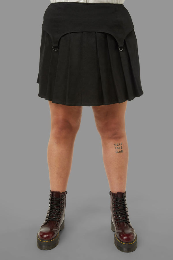 Black Friday - Curve Homesick Mini Skirt - black