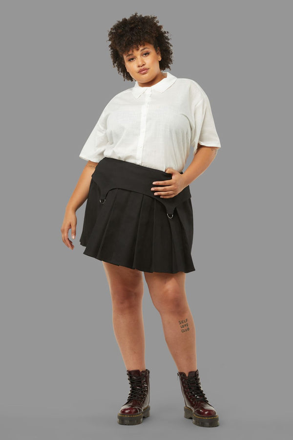 Black Friday - Curve Homesick Mini Skirt - black