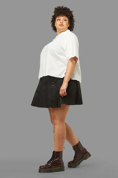 Black Friday - Curve Soundwave Blouse - red
