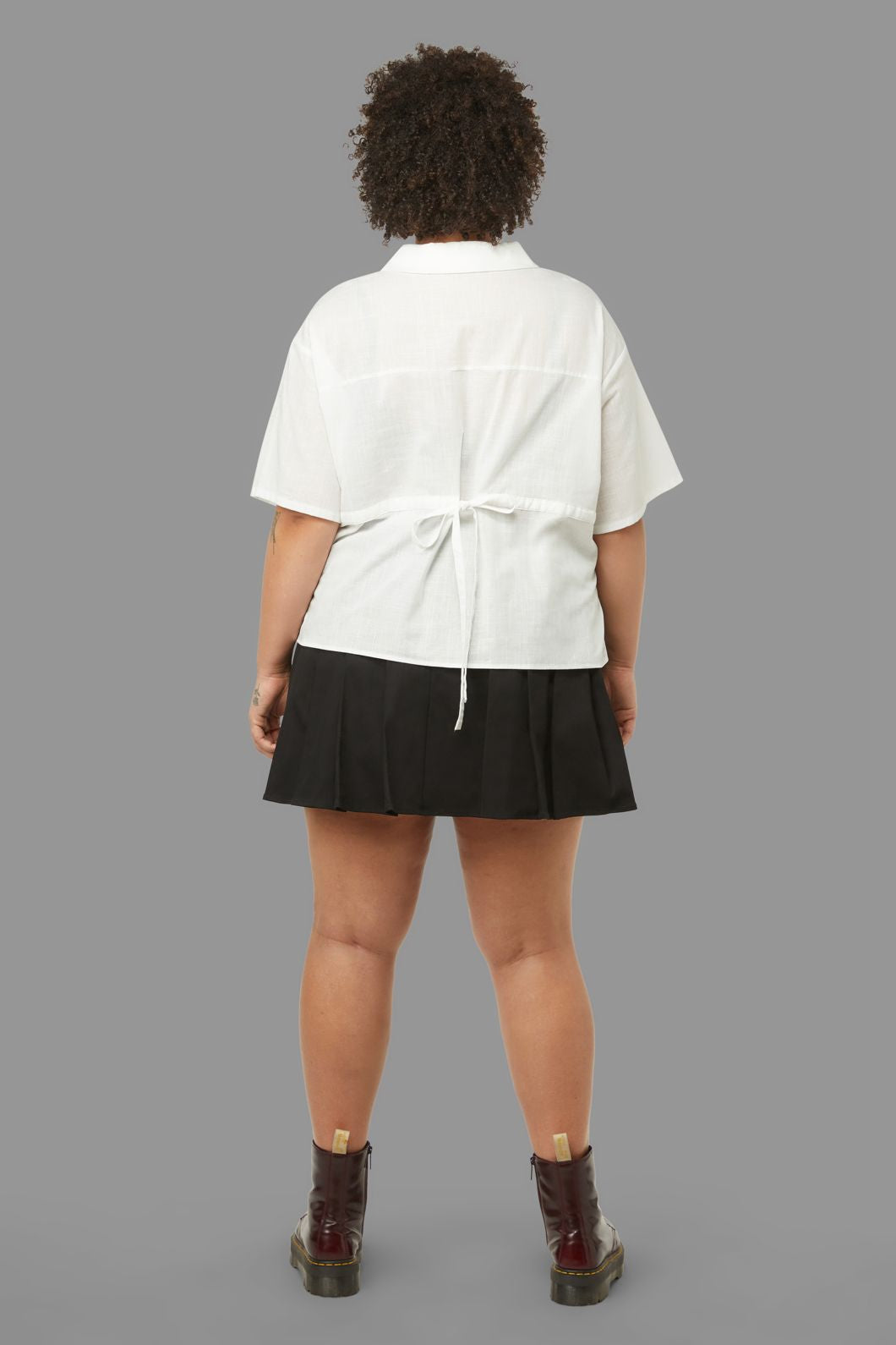 Black Friday - Curve Soundwave Blouse - red