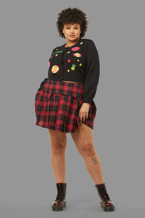 Black Friday - Curve Life On Mars Skirt - red