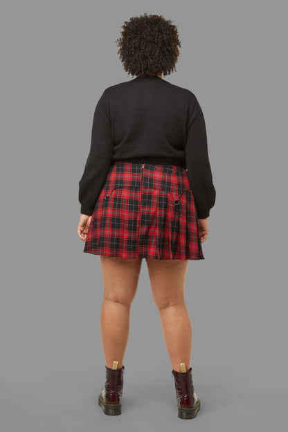 Black Friday - Curve Life On Mars Skirt - red
