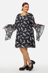 Black Friday - Curve Larvae Mesh Dress - black