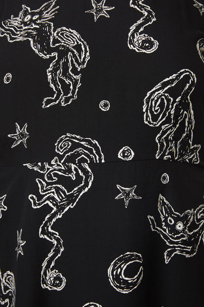 Black Friday - Curve Shadows Dress - black