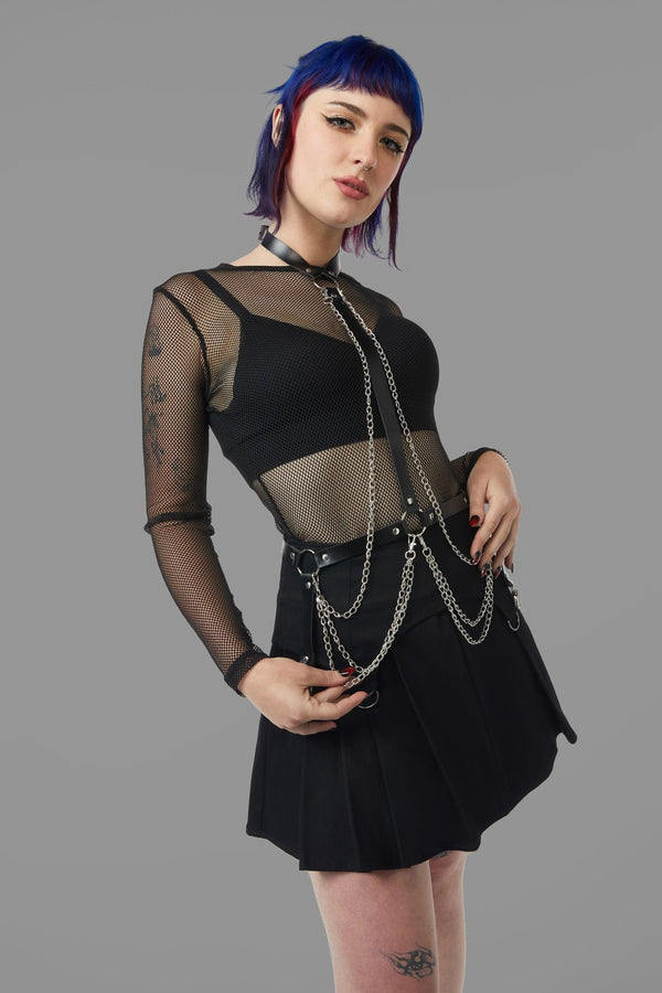 Black Friday - Simple Centre Strap Harness - black