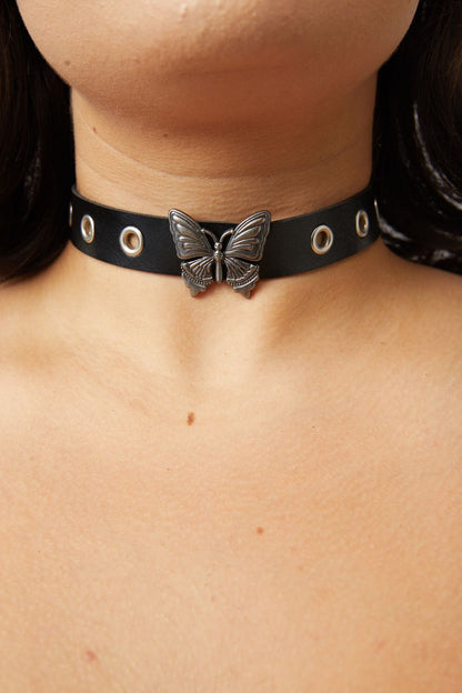 Black Friday - Butterfly Choker - black