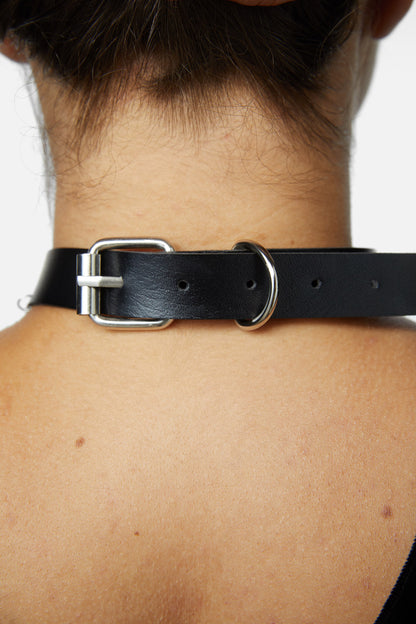 Dangerfield - Cross & Chain Choker - black