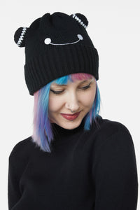Black Friday - Frog Beanie - black