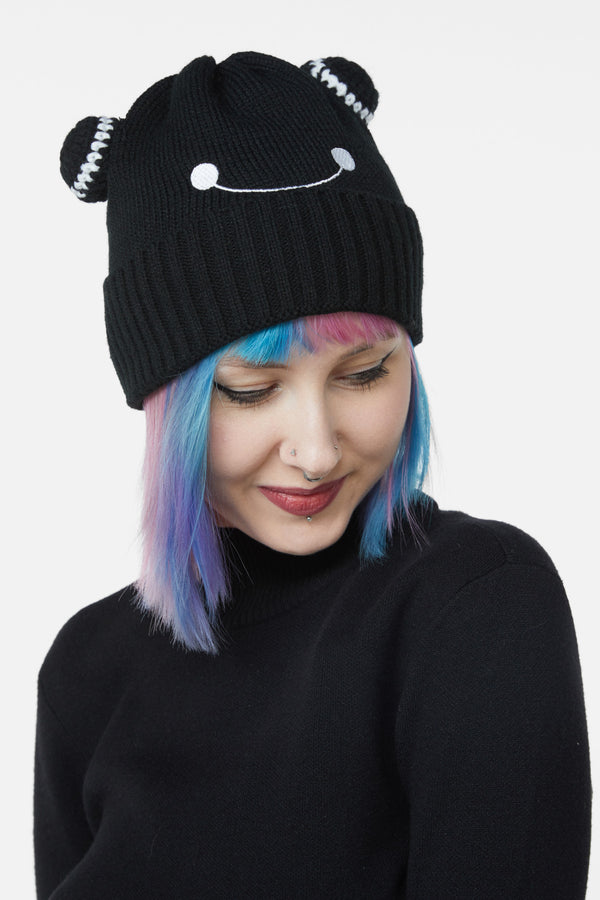 Black Friday - Frog Beanie - black