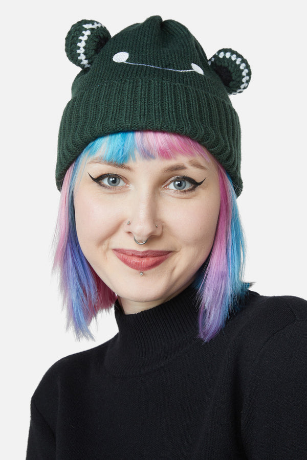 Black Friday - Frog Beanie - green
