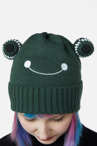 Black Friday - Frog Beanie - green