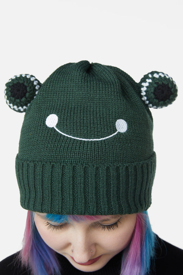 Black Friday - Frog Beanie - green