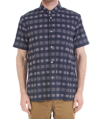 Dangerfield - Relax Fit SS Shirt Emb - navy