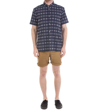Dangerfield - Relax Fit SS Shirt Emb - navy