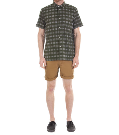 Dangerfield - Relax Fit SS Shirt Emb - green