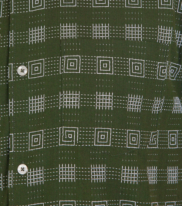 Dangerfield - Relax Fit SS Shirt Emb - green