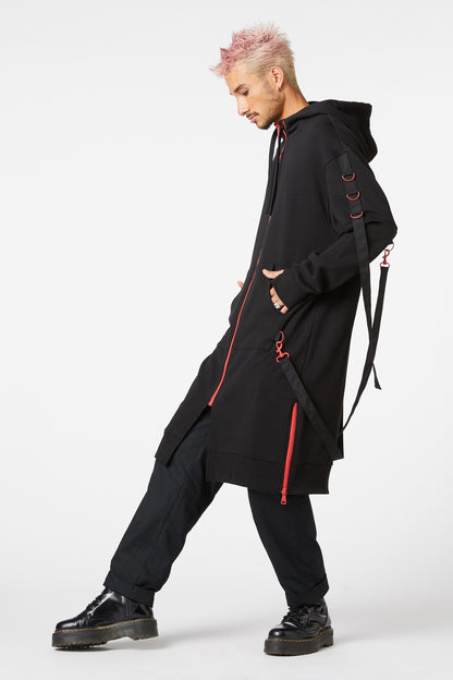 Dangerfield - Goth Metal Trim Jacket - black-red