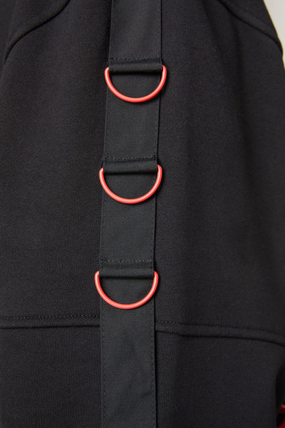 Dangerfield - Goth Metal Trim Jacket - black-red