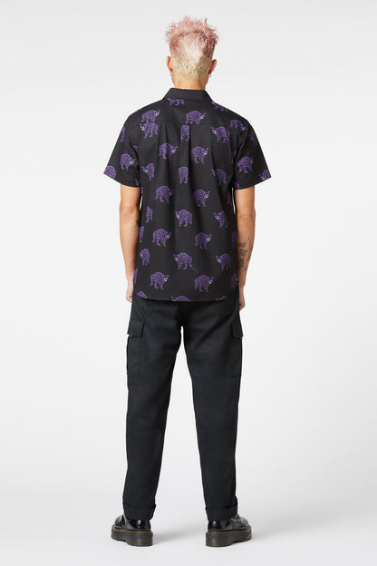 Dangerfield - Guiding Spirit Short Sleeve Shirt - black